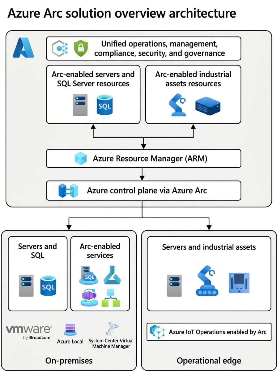 Azure Arc solution overview architecture